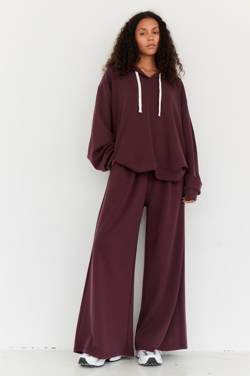 PANTALON COLIN PRUNE