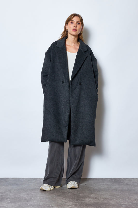 MANTEAU CLARA GRIS