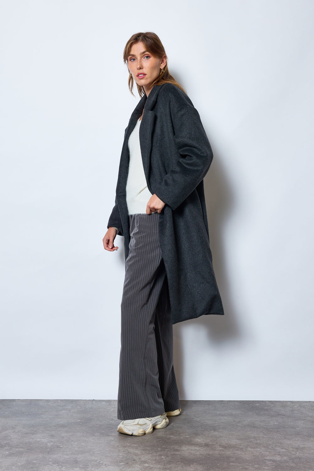 MANTEAU CLARA GRIS