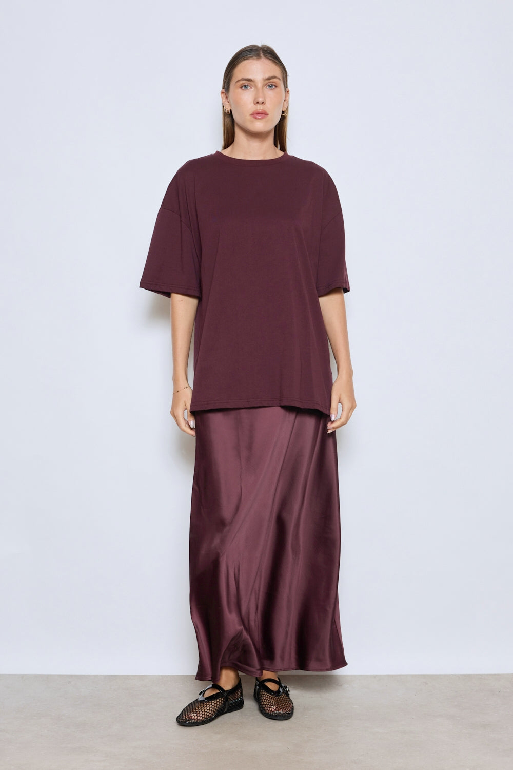 T-SHIRT GABIN PRUNE