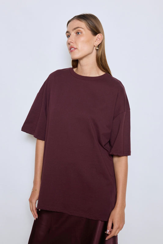 T-SHIRT GABIN PRUNE