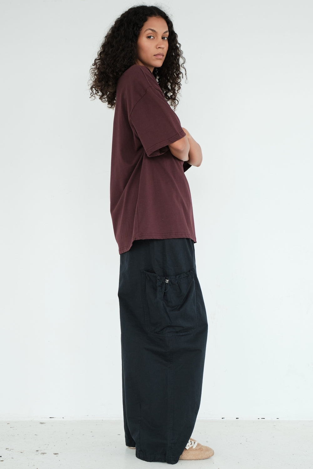 T-SHIRT GABIN PRUNE