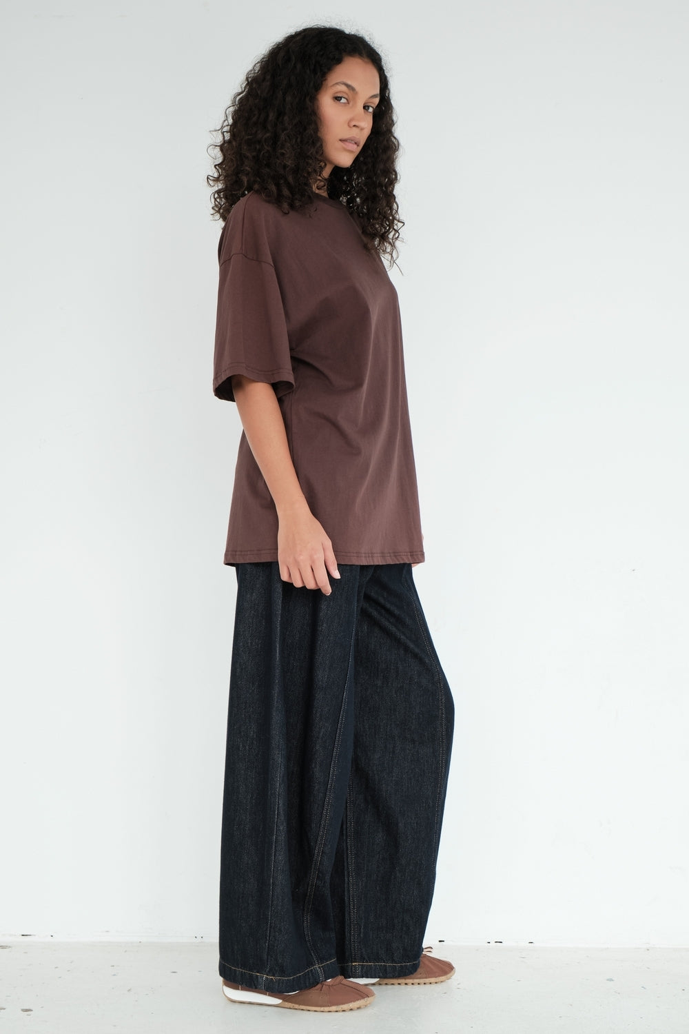 T-SHIRT GABIN CHOCOLAT