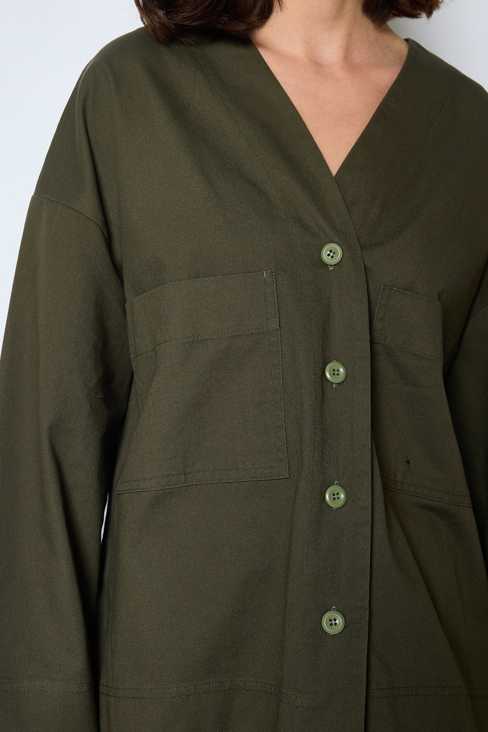 VESTE PERLA KAKI