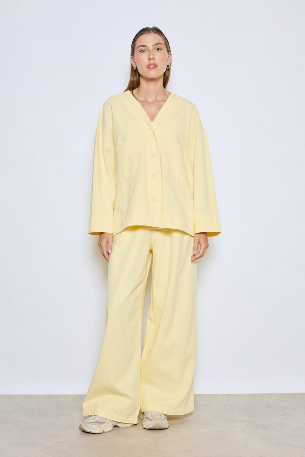 VESTE PERLA JAUNE