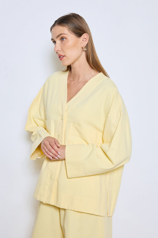 VESTE PERLA JAUNE