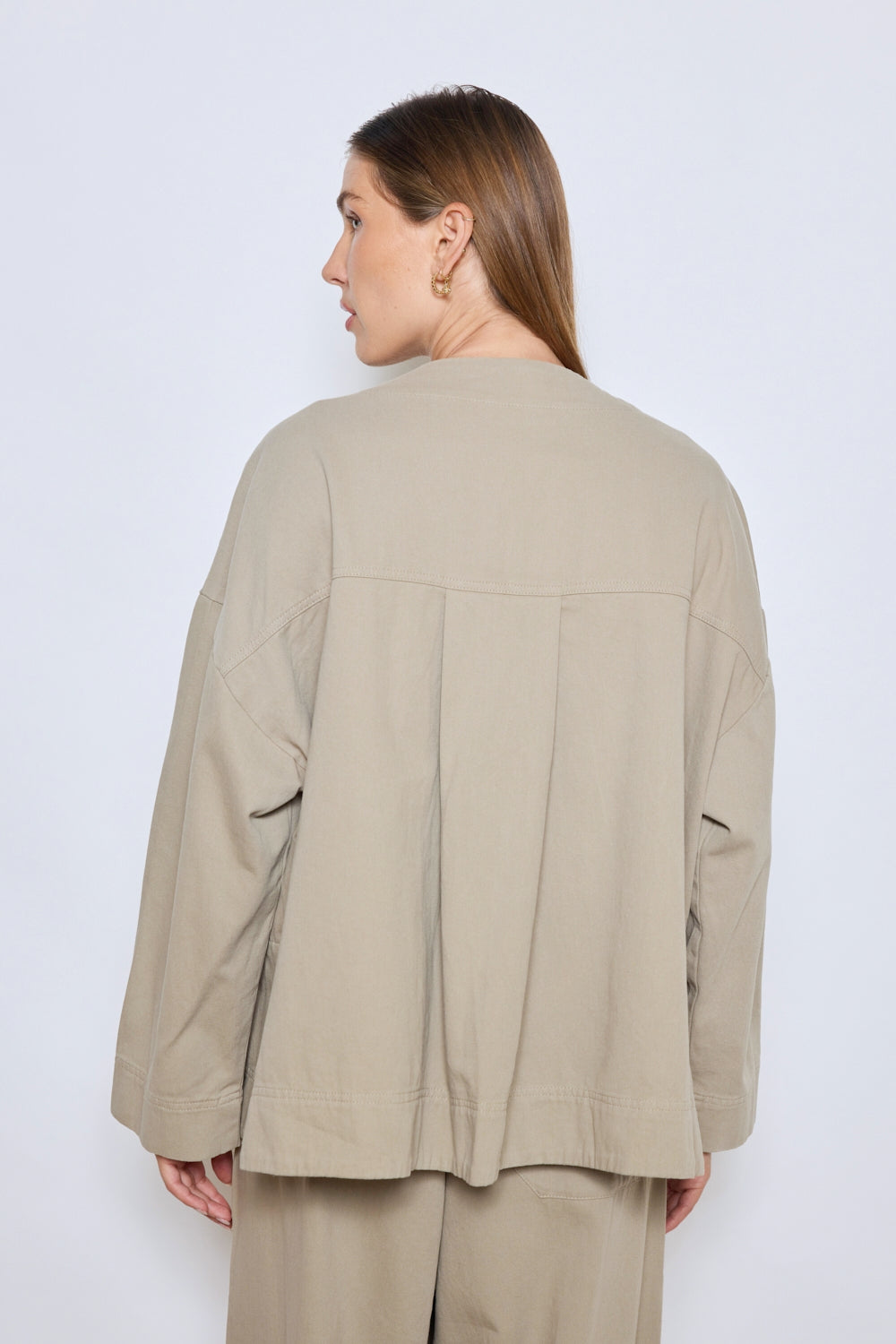 VESTE PERLA BEIGE FONCE