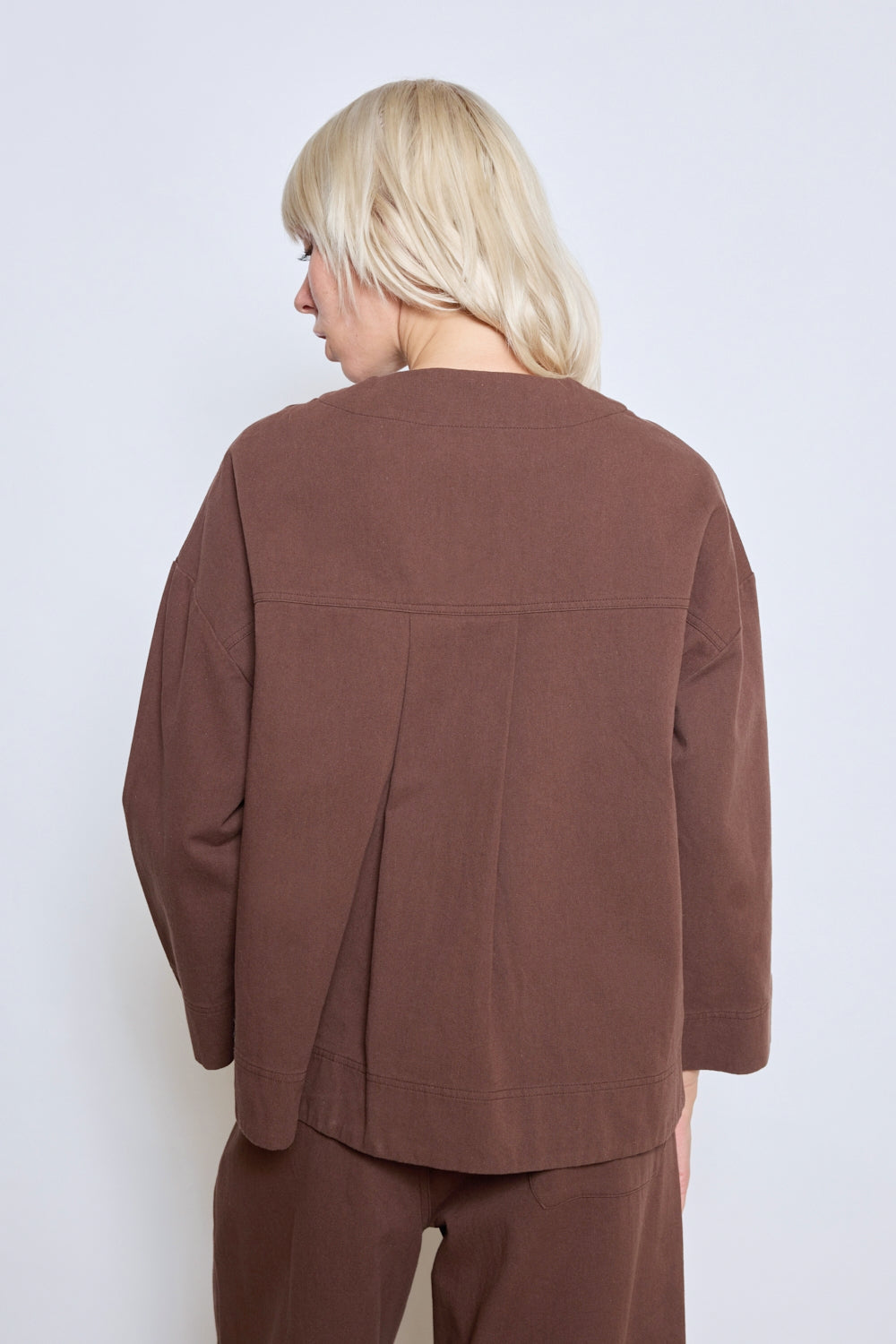 VESTE PERLA CHOCOLAT