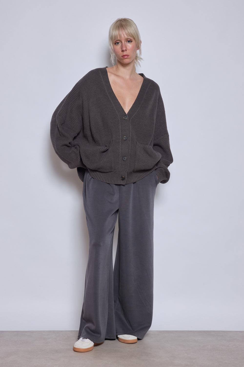 GILET TOM GRIS FONCE