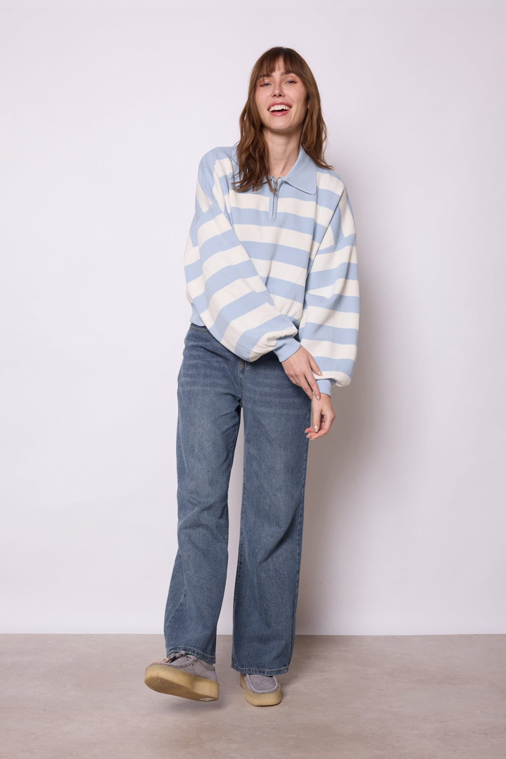 PULL MAGALIE BLEU CIEL