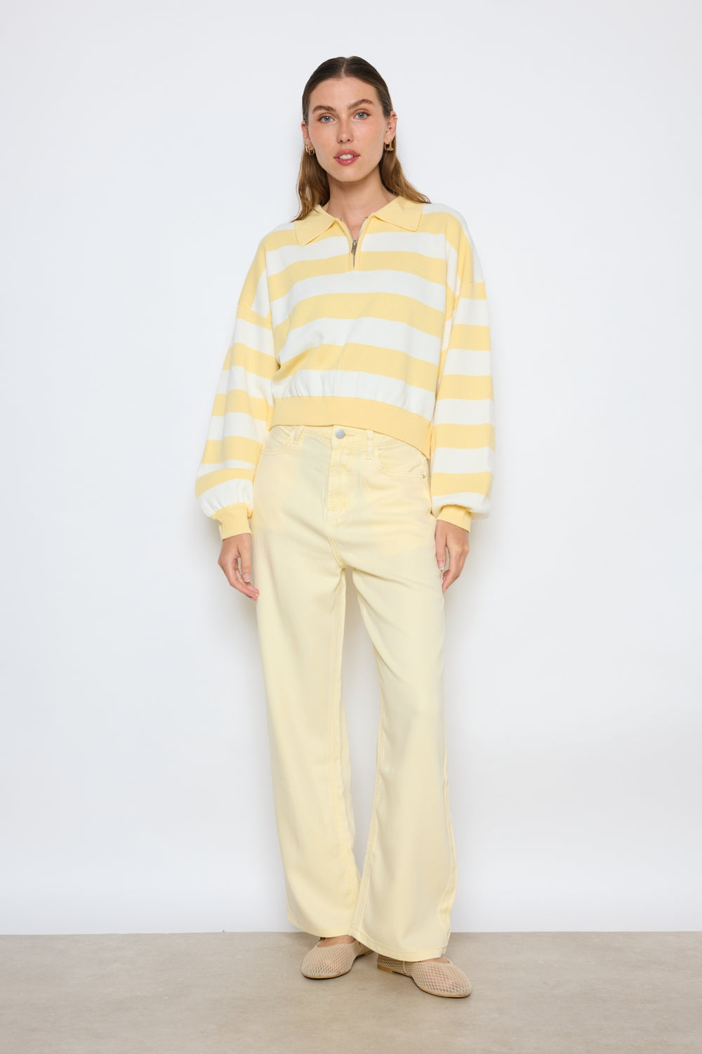 PULL MAGALIE JAUNE