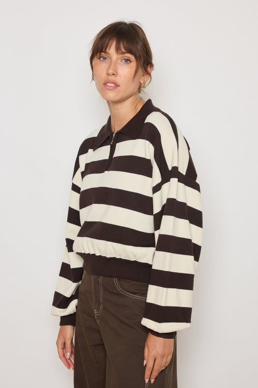 PULL MAGALIE CHOCOLAT