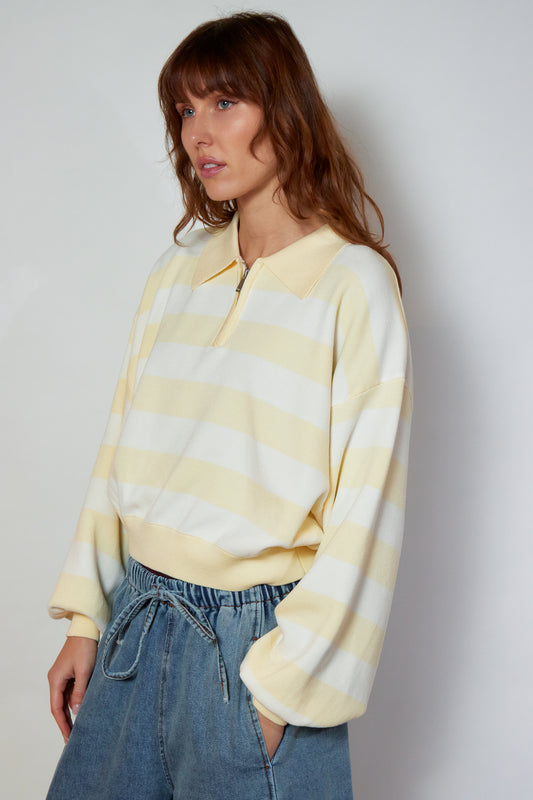 PULL MAGALIE JAUNE CLAIR