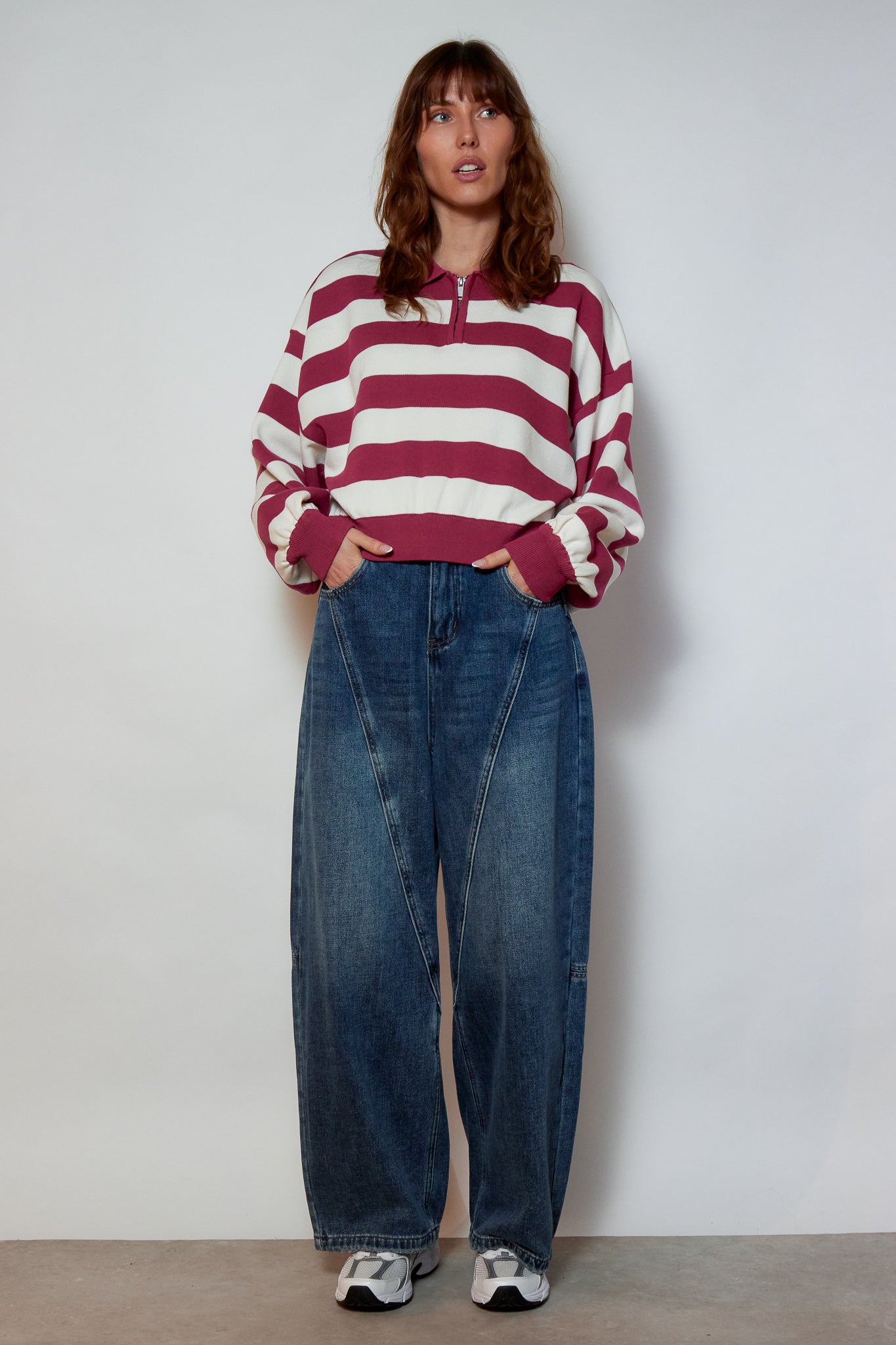 PULL MAGALIE FRAMBOISE