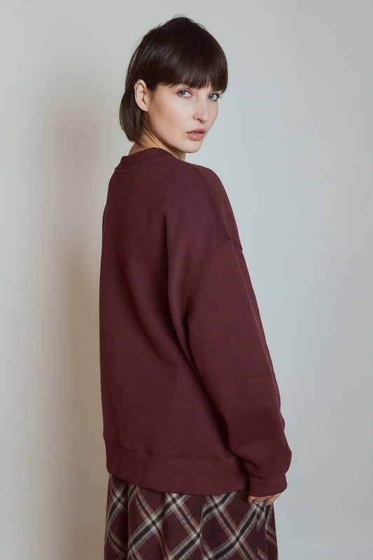 SWEAT ELOISE PRUNE