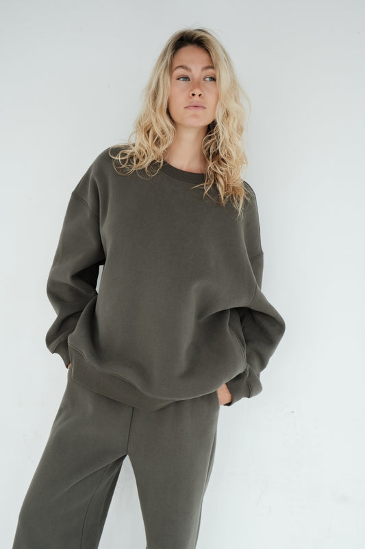ELOISE GREEN SWEATER