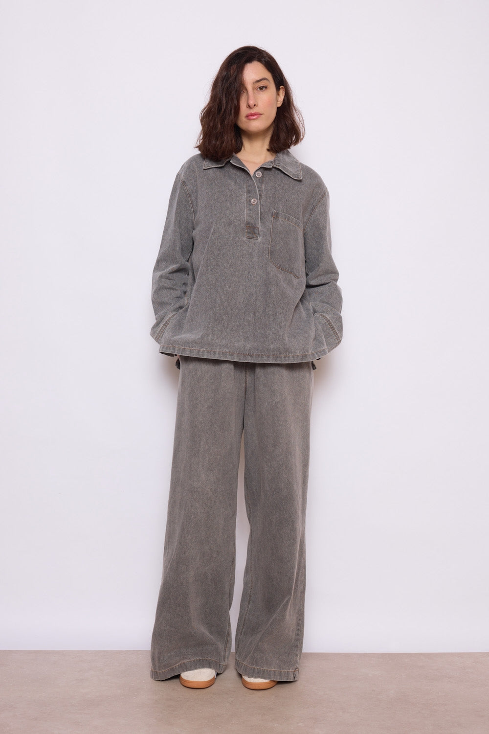 PANTALON JUSTINE GRIS
