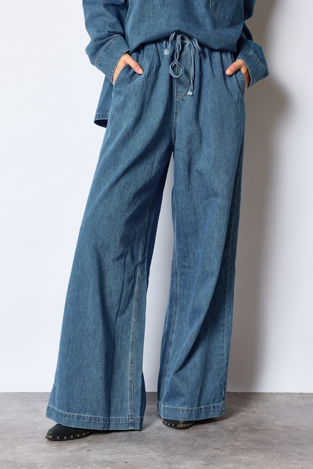 PANTALON JUSTINE BLEU JEAN