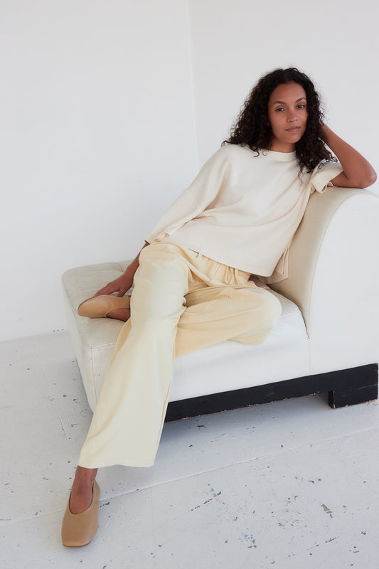 PANTALON DIANE VANILLE