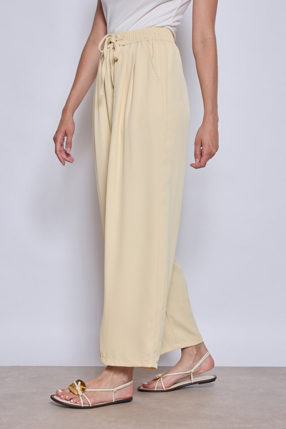PANTALON DIANE VANILLE