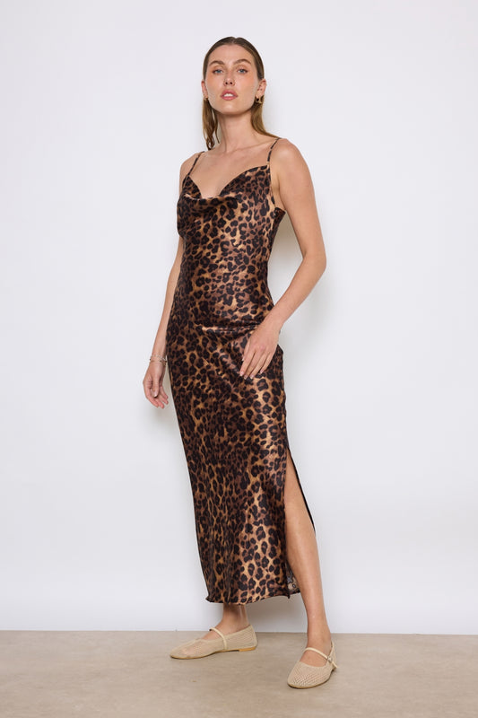 ROBE KAISY LEOPARD