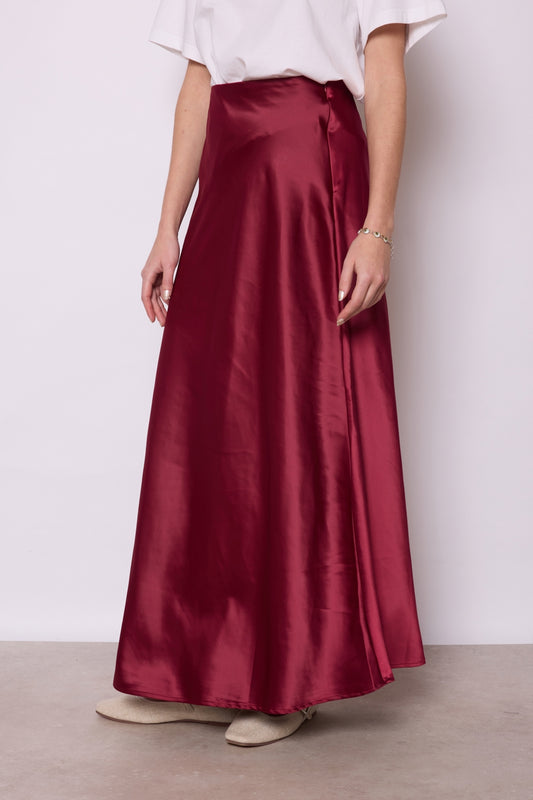 JUPE ALMA BORDEAUX