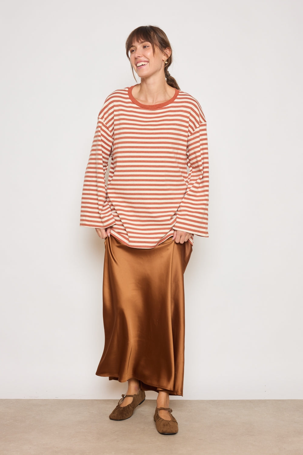 JUPE ALMA CARAMEL
