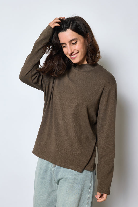 T-SHIRT FRANKIE MARRON