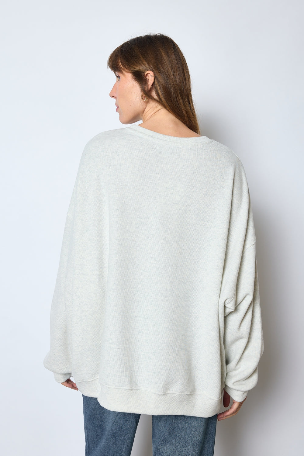 SWEAT CHRISTINE GRIS CLAIR