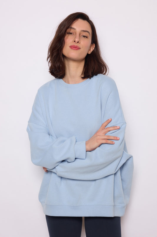 SWEAT CHRISTINE BLEU CIEL