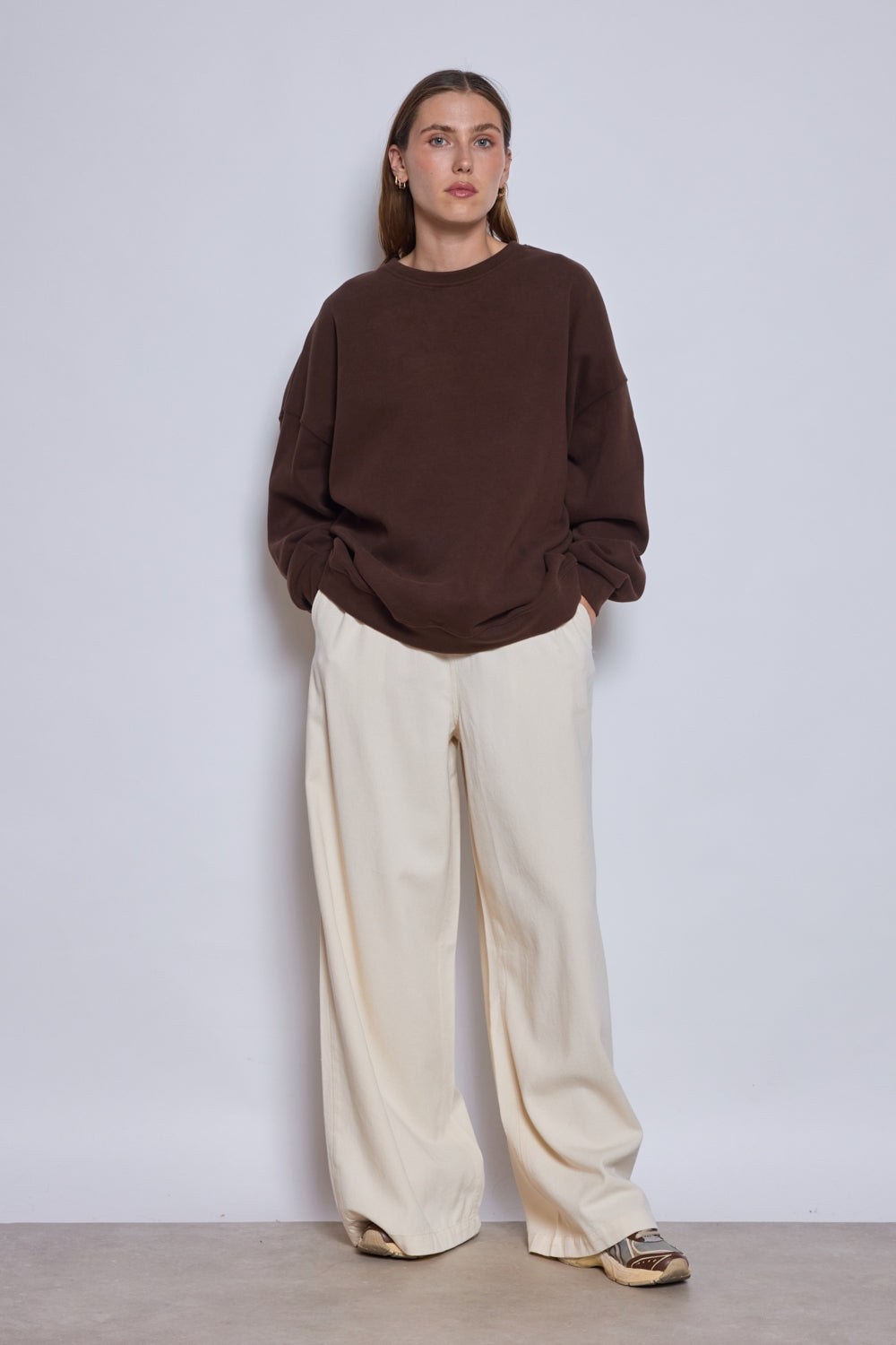 SWEAT CHRISTINE CHOCOLAT