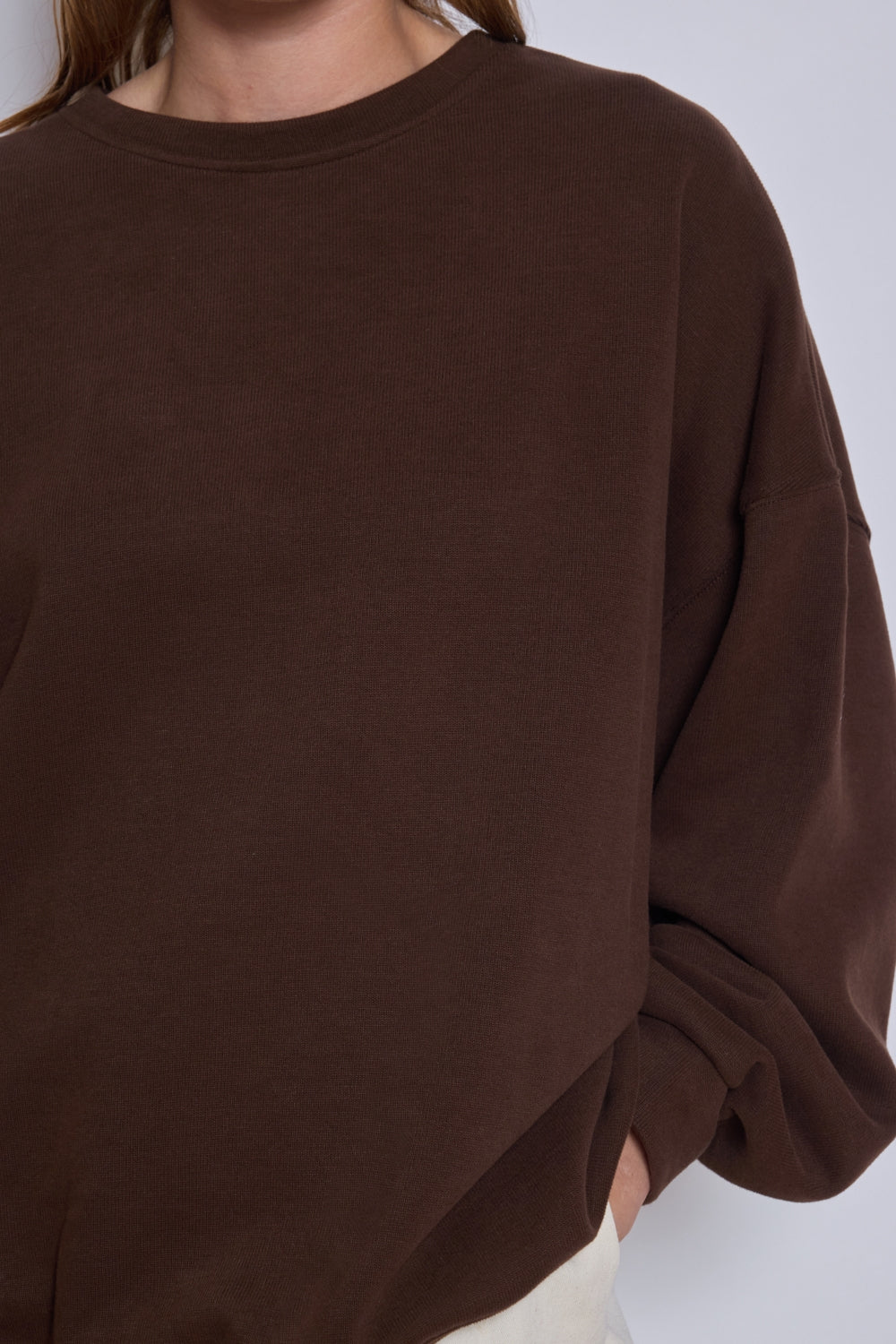SWEAT CHRISTINE CHOCOLAT