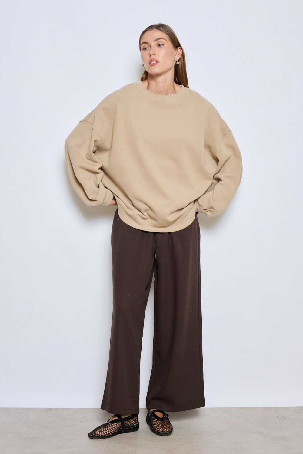 SWEAT CHRISTINE BEIGE
