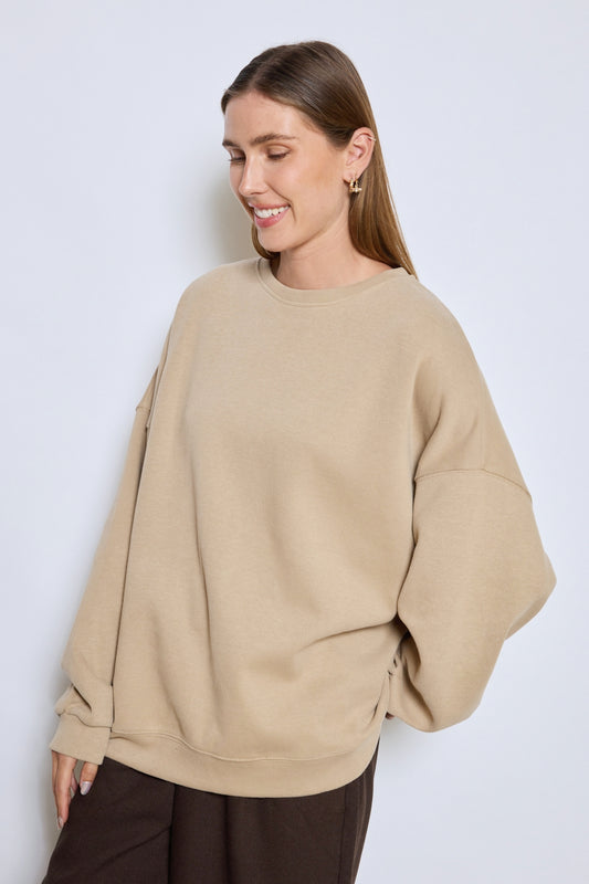 SWEAT CHRISTINE BEIGE