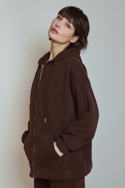 GILET KAYLA CHOCOLAT