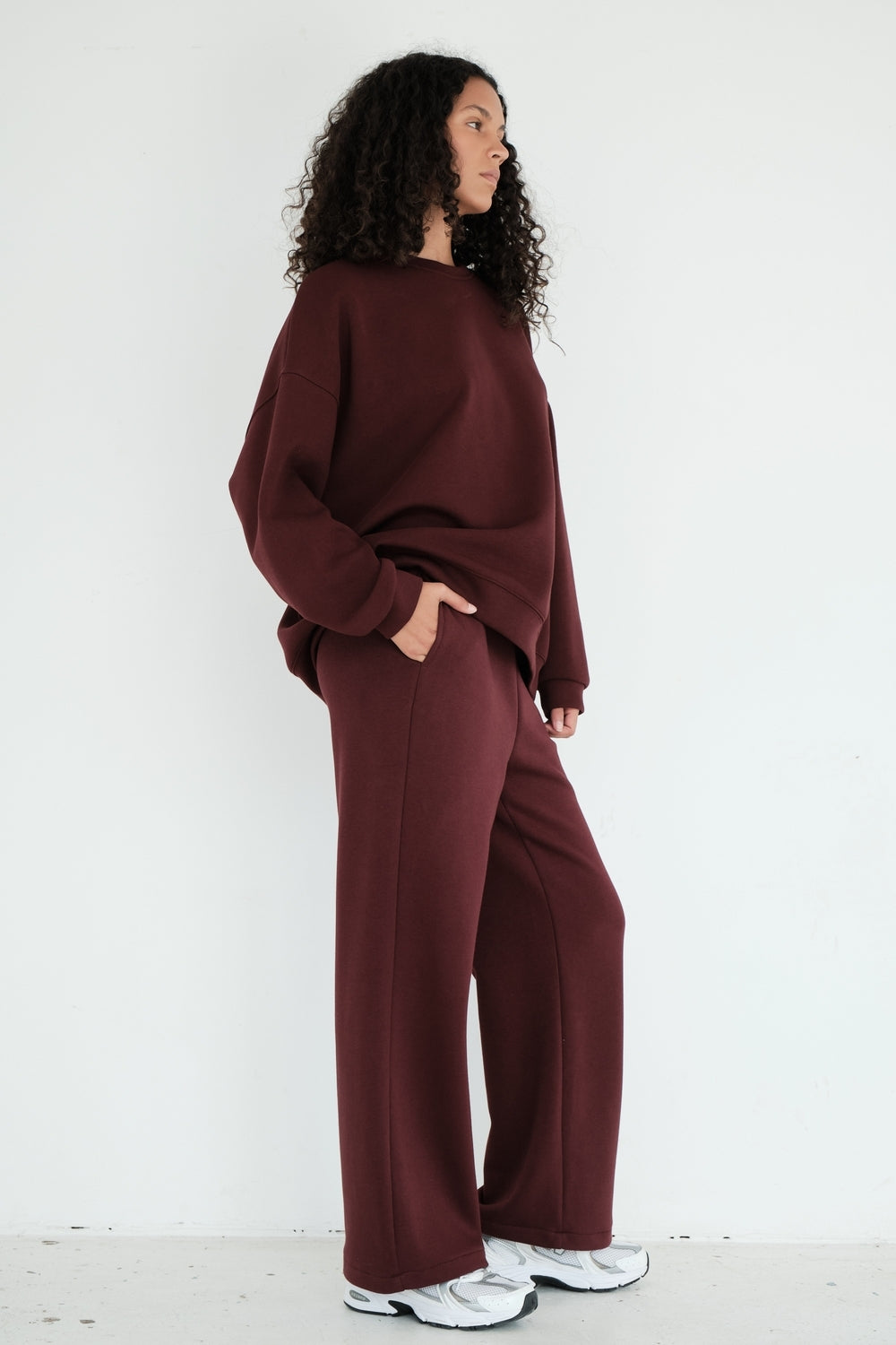 PANTALON NINA BORDEAUX