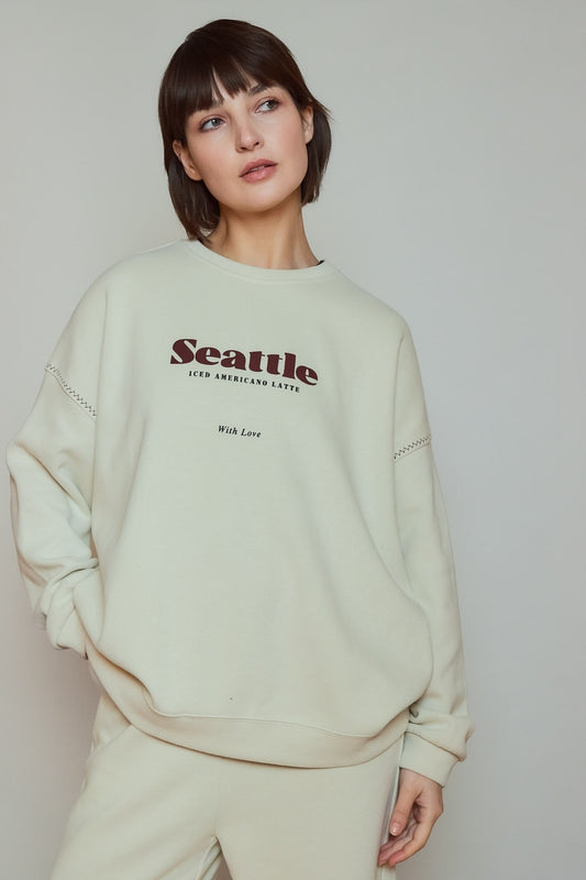 SWEAT SEATTLE BEIGE
