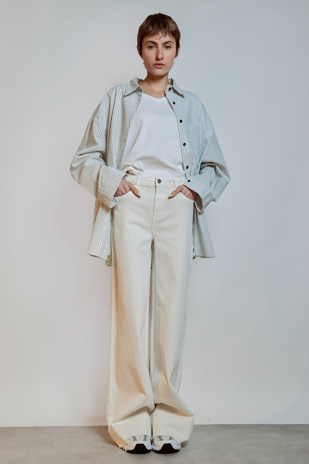 CHEMISE AGATHE BLEU CIEL