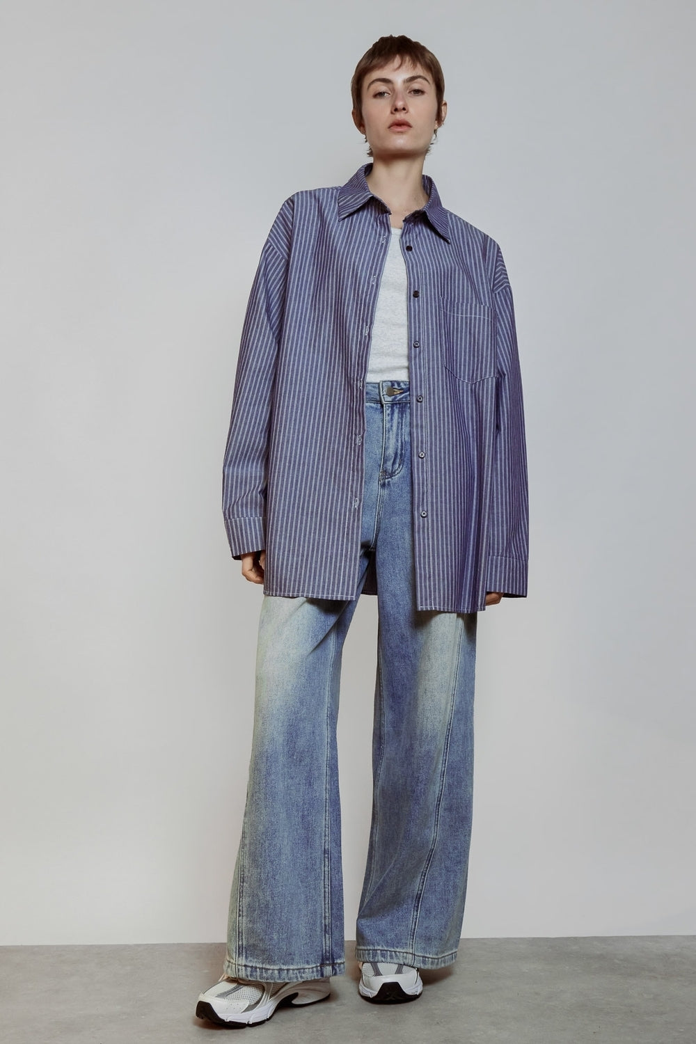 CHEMISE AGATHE BLEU