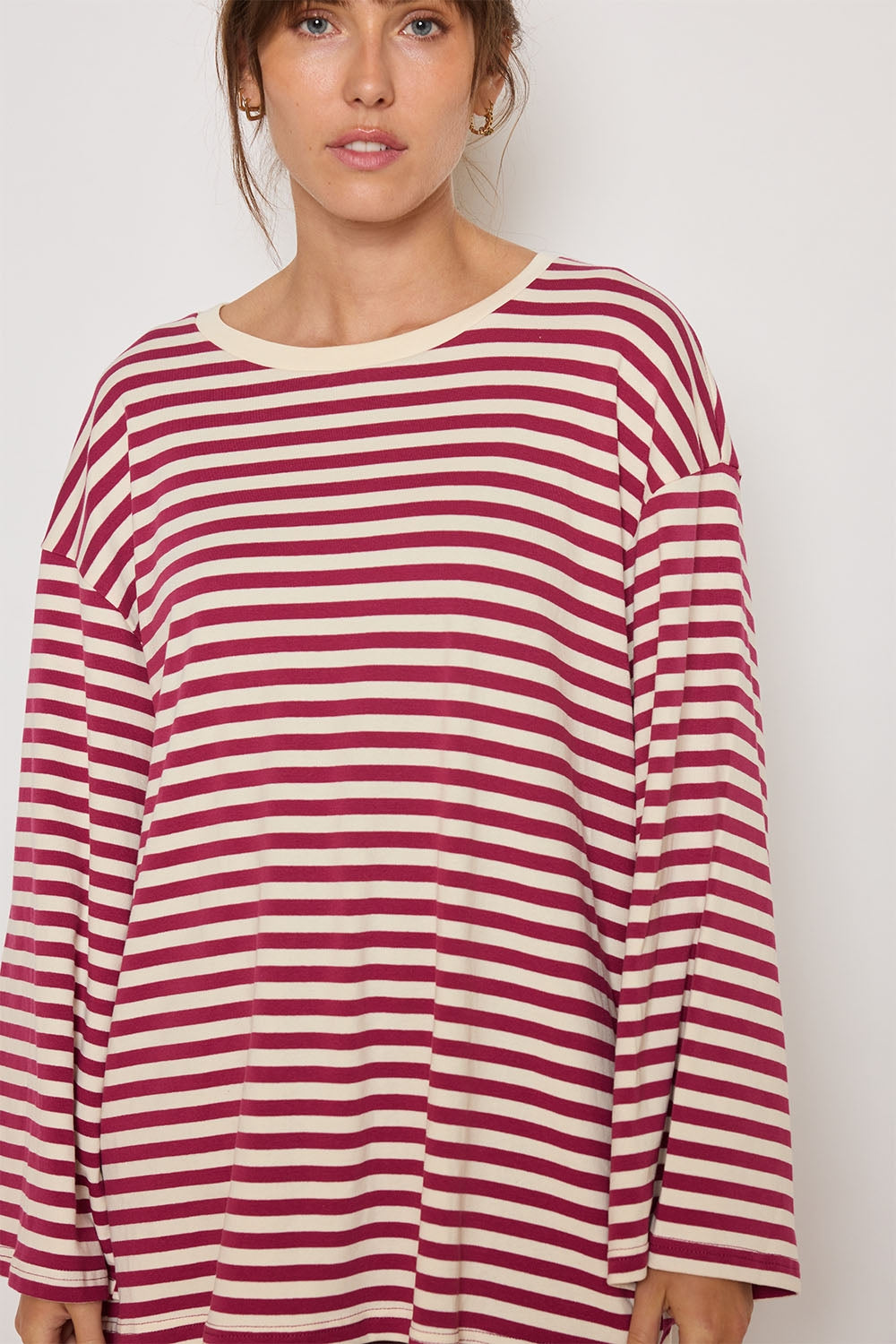 T-SHIRT MONA FRAMBOISE