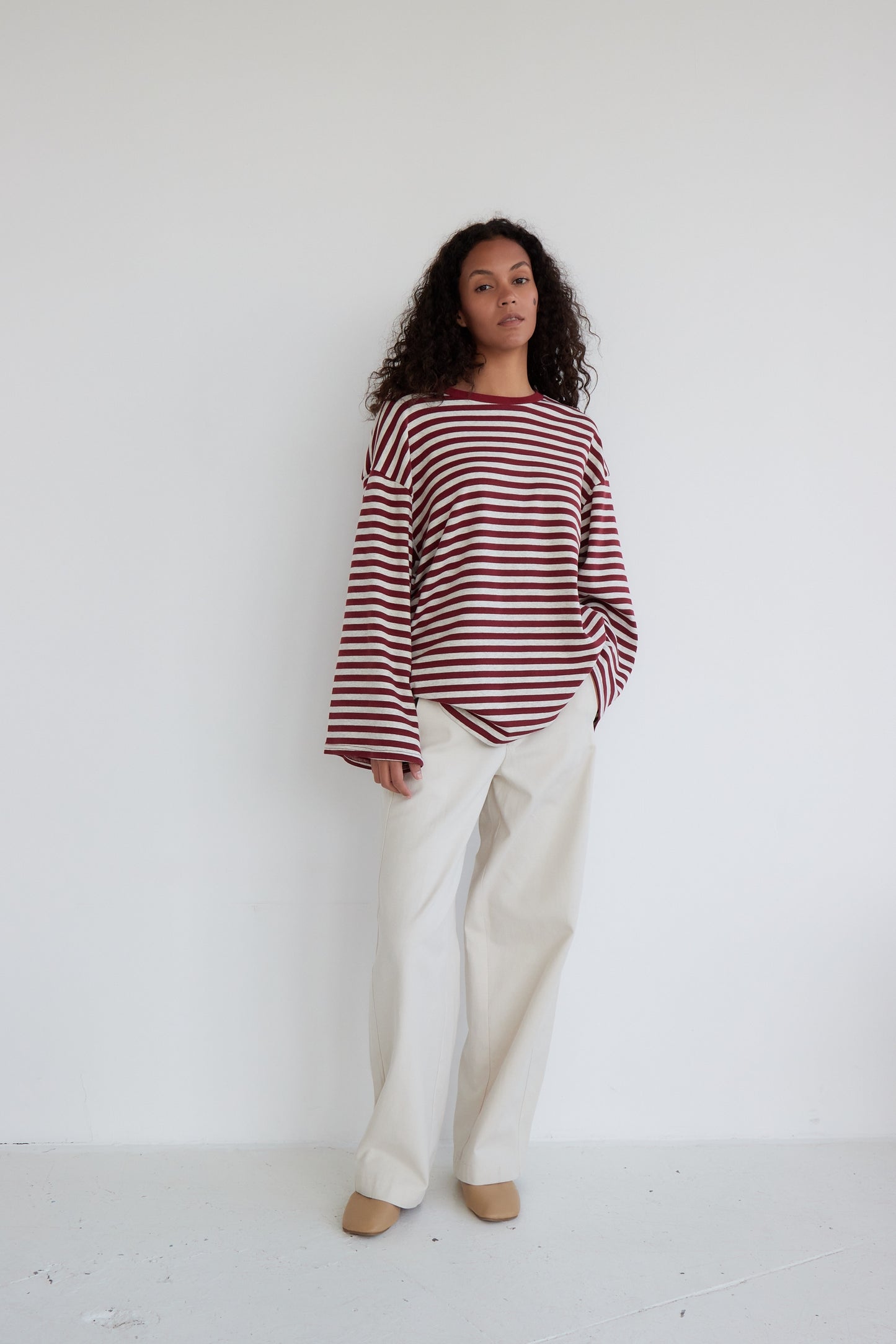 T-SHIRT MONA BORDEAUX