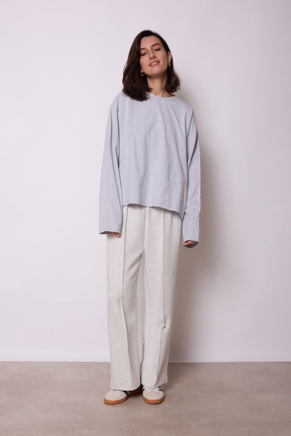 T-SHIRT ELODIE GRIS CLAIR