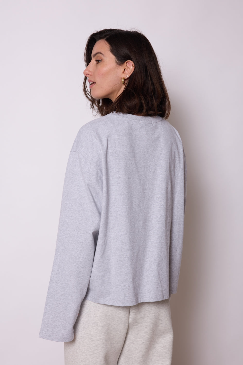 T-SHIRT ELODIE GRIS CLAIR