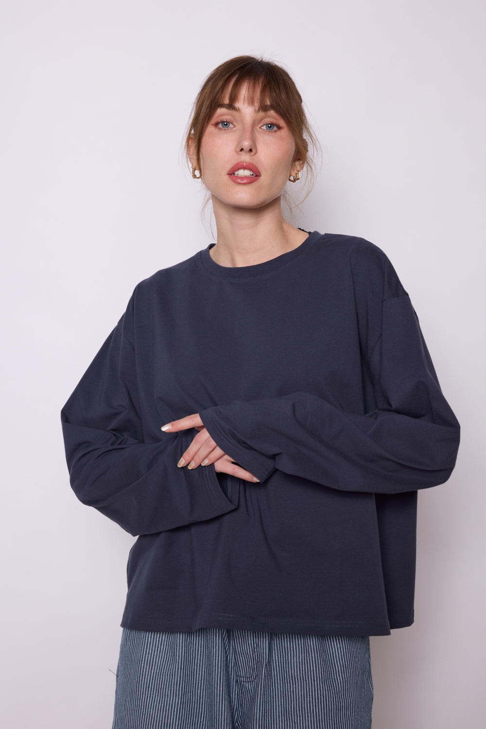 T-SHIRT ELODIE MARINE