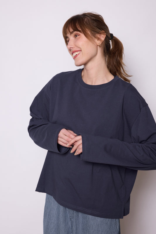 T-SHIRT ELODIE MARINE