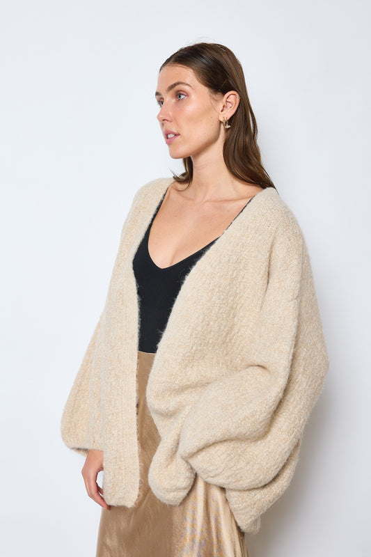 GILET MATHILDE BEIGE