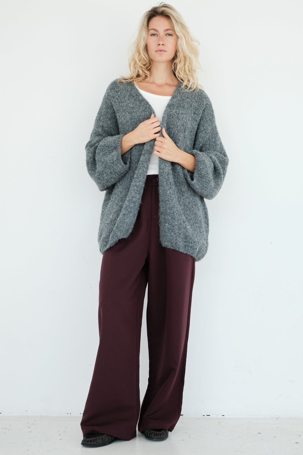 GILET MATHILDE GRIS