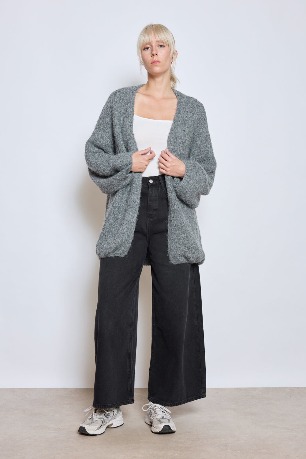 GILET MATHILDE GRIS