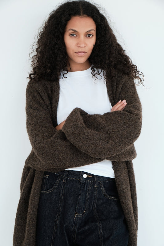 GILET MATHILDE CHOCOLAT