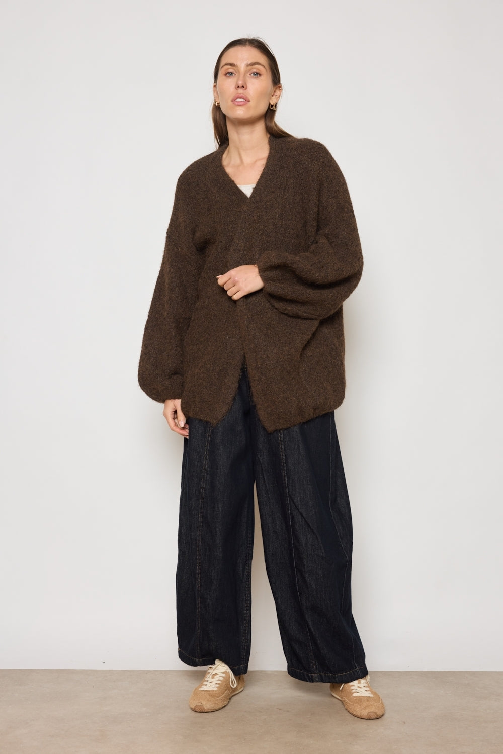 GILET MATHILDE CHOCOLAT